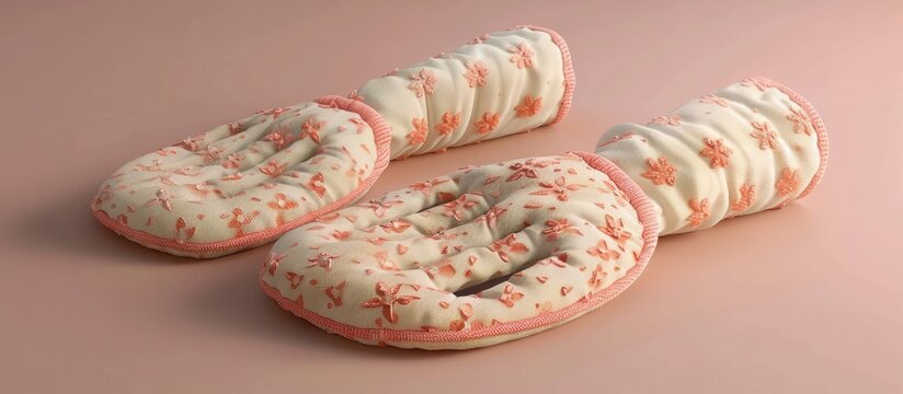 Stylish D Rendering of Modern Oven Mitts for Safe Cooking