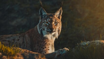Obraz premium the iberian lynx lynx pardinus