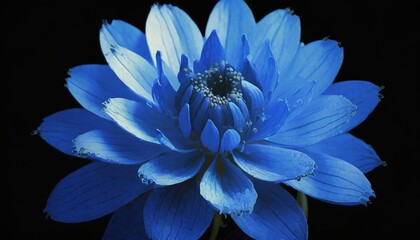 abstract blue flower delicate botanical floral background transparent png