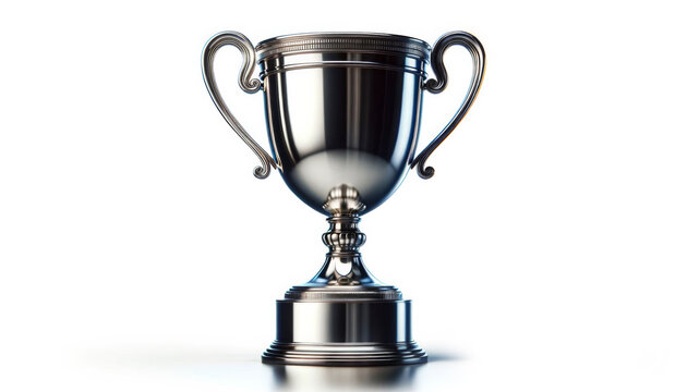 silver trophy cup