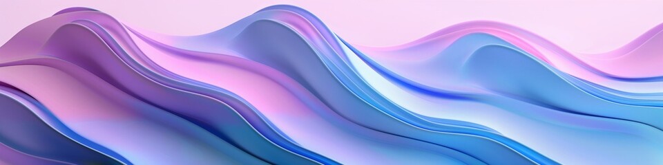 sweeping gradients of pink and blue in silky abstract texture design