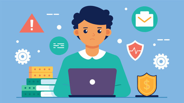 A teenager attending a workshop on how to spot and avoid online financial scams.