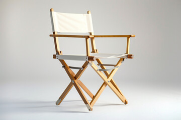 Clean, high-definition photograph of Luna director chair against a solid white surface, highlighting its elegance.