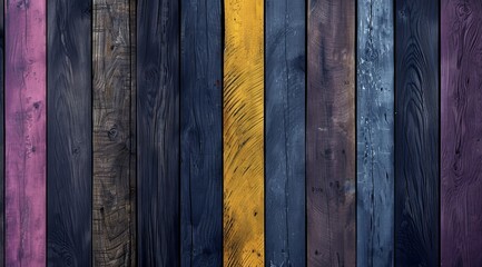 Colorful wooden planks background