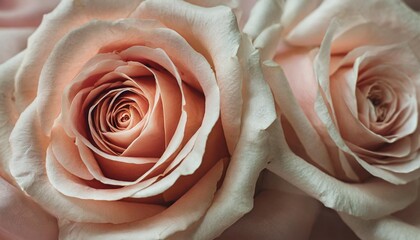 abstract floral composition with dynamic peach and pastel pink fabric textures elegant soft focus visual suitable flowing silky petals and delicate ripples creating dreamy ethereal atmosphere
