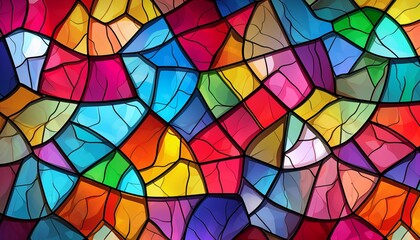 colorful stained window