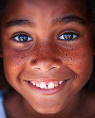 face young child african american