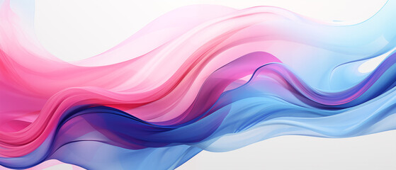 Abstract Pink and Blue Fluid Art Background