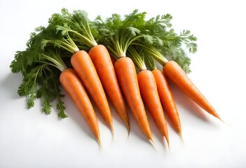 Carrots Digital Painting Vegetables Illustration Background Graphic Vegan Healthy Food Design