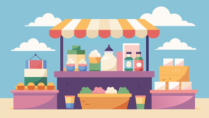 A craft fair booth full of handmade soap bath bombs and body butter being sold at affordable prices encouraging selfcare and giftgiving without