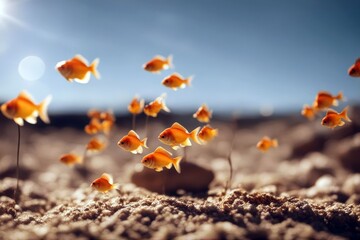 'difference goldfish goldfishdifferenceoutstandingfishgroupanimalpetcrowdleadershipisolated outstanding fish group animal pet crowd leadership'