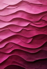 Abstract Pink Wavy Paper Texture Background