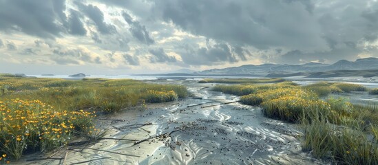 Coastal Ecosystem in D A Vibrant Underwater Universe