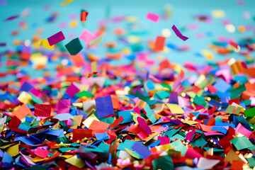 Colored confetti