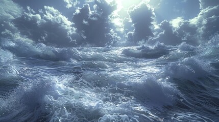 High Tide A D Rendering of the Oceans Powerful Ebb and Flow