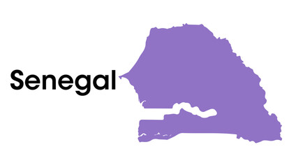 senegal map