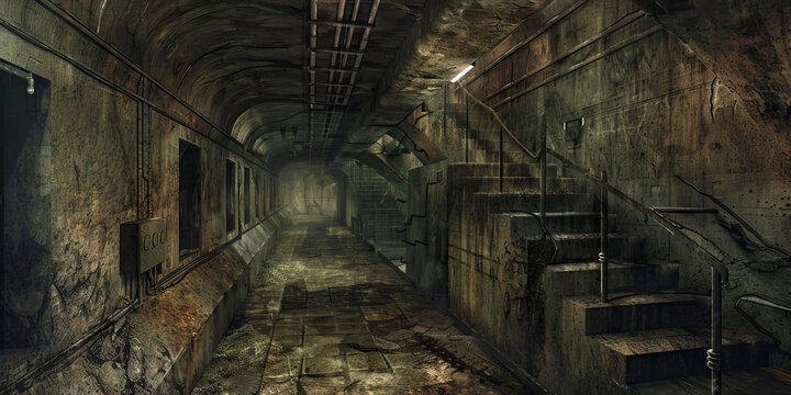 Underground Odyssey: Journey to Safety - An odyssey of survival as survivors journey underground to seek safety in fallout shelters, facing challenges and dangers along the way