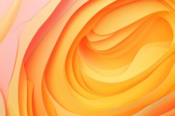 Abstract Orange and Pink Swirls Background