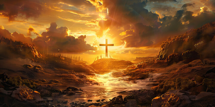 Hope Eternal: Trusting in God's Plan - A steadfast trust in God's divine plan, where believers find hope and comfort in the assurance of a future filled with promise