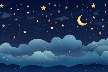 Cute night sky background moon astronomy outdoors.