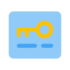 keyword flat icon