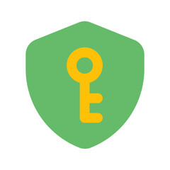 authentication flat icon