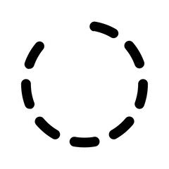 loading glyph icon