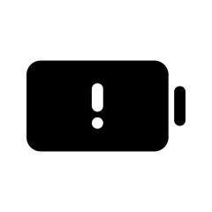 low battery glyph icon