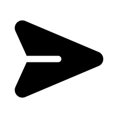 send glyph icon