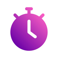stopwatch gradient icon