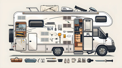 Comprehensive and User-Friendly Checklist for Setting Up an RV for Adventurous Trips