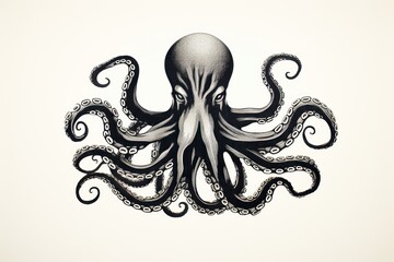 Fototapeta premium Octopus animal invertebrate cephalopod.