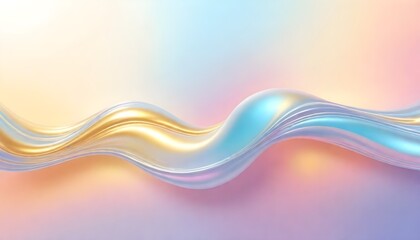 Abstract Liquid Art Cartoon Style Digital Painting Colorful Background Illustration Design