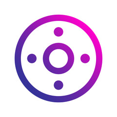 remote gradient icon