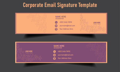 Corporate Email Signature template