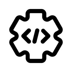 coding line icon