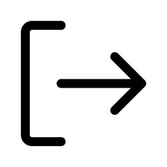 logout line icon