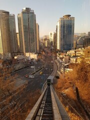 City view from Namsan Ormi Elevator
