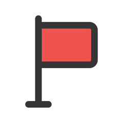 flag line color icon