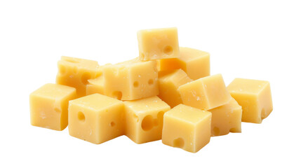 Swiss cheese cubes 