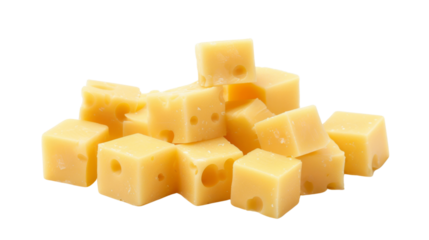 Swiss cheese cubes 
