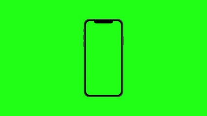 4K animation with mobile phone mockup green screen, Smartphone with blank green screen, front view,
3d Smartphone With Blank Green Screen Isolated, smartphone mockup with chromakey screen.