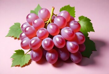 Fototapeta premium Grapes Digital Painting Isolated Fruits Illustration Background Graphic Vegan Food Design