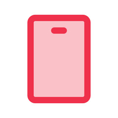 smartphone outline fill icon