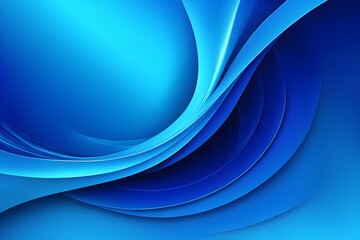 Fototapeta premium A blue wave with a blue background