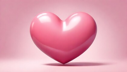 Heart Illustration Love Icon Valentines Day Digital Artwork Painting Background Design