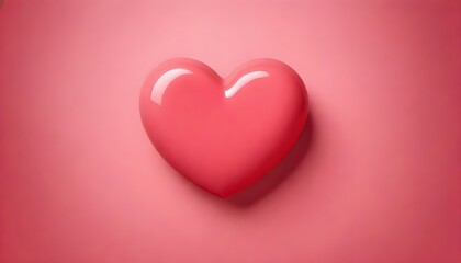 Fototapeta premium Heart Illustration Love Icon Valentines Day Digital Artwork Painting Background Design