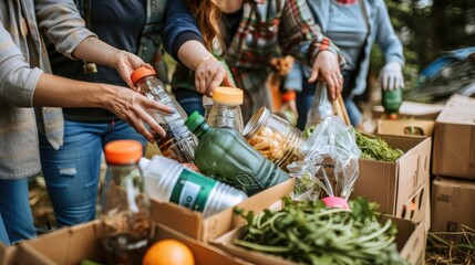 The campaign promotes recycling next to segregation sites and community composting projects to meet ambitious waste diversion targets.