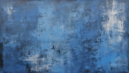 Blue Grunge Wall Texture Digital Painting Abstract Background Illustration Distressed Old Urban Design