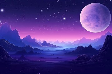 Cosmic Star Cluster Gradients: Space Exploration Game Background Bliss